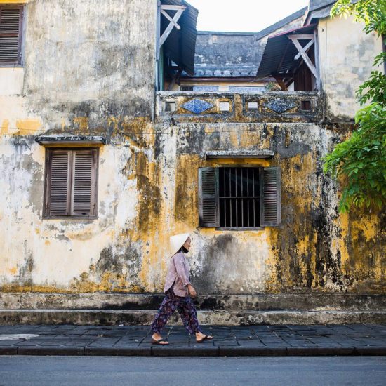 Les murs de la vieille ville de Hoi An, Vietnam