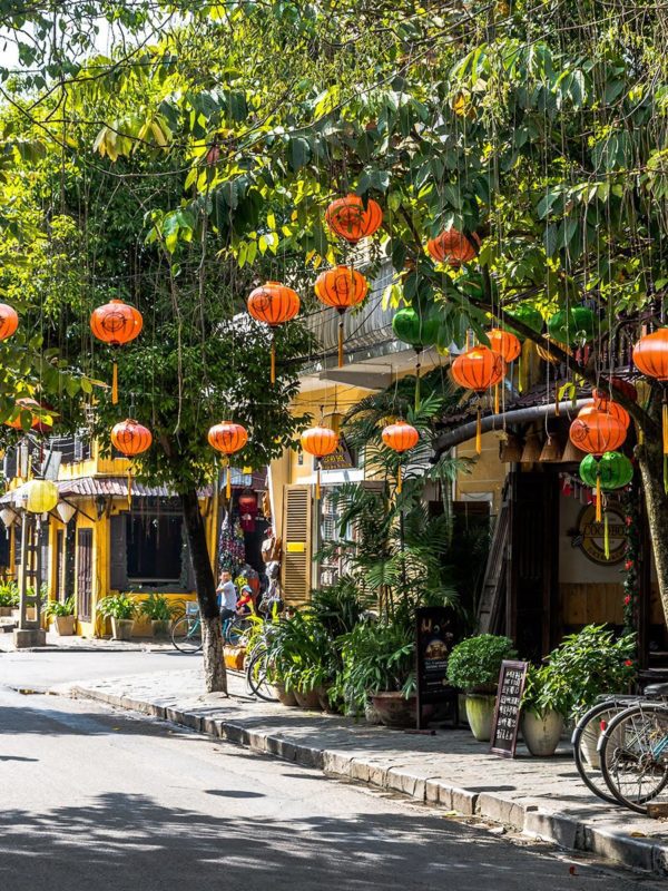 Charmante rue de Hoi An, Vietnam