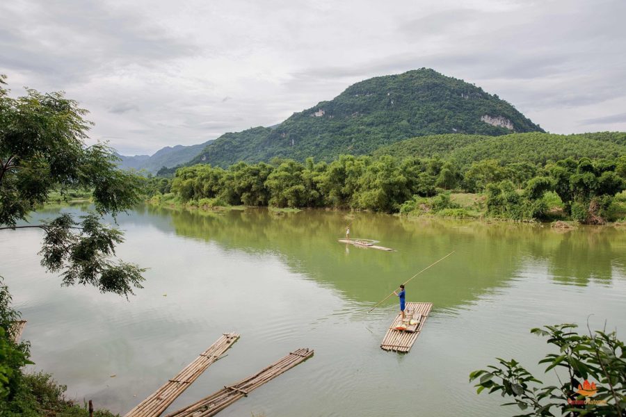 Rivière à Pu Luong, Vietnam