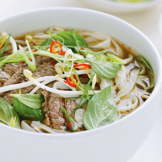 La soupe vietnamienne, Pho, plat typique du Nord Vietnam