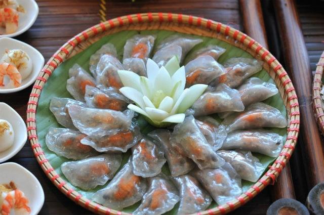 Banh Bot Loc, plat de Hue à la pâte translucide, Vietnam