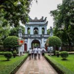 Intérieur du temple de la littérature, Hanoi, Vietnam