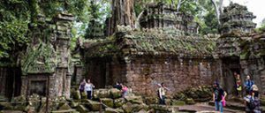 Temple Angkor Thom à Siem Reap, Cambodge