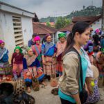 Femmes Hmong au marché de Bac Ha, Vietnam