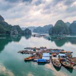 Paysages de la Baie de Lan Ha, Baie d'Halong, Vietnam