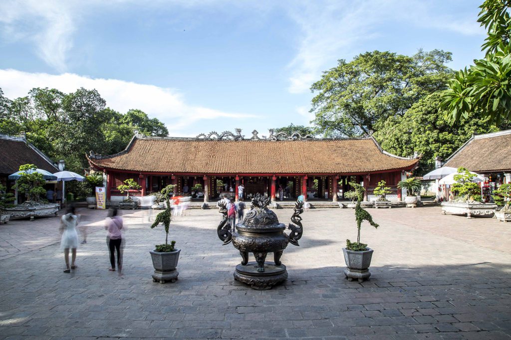 La dernière cour du Temple de la Littérature, Hanoi, Vietnam