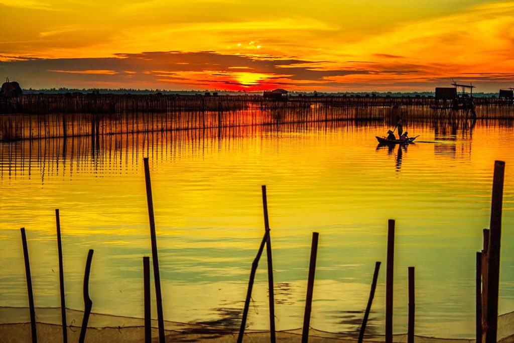 Paysages de la Lagune à Hue, Vietnam