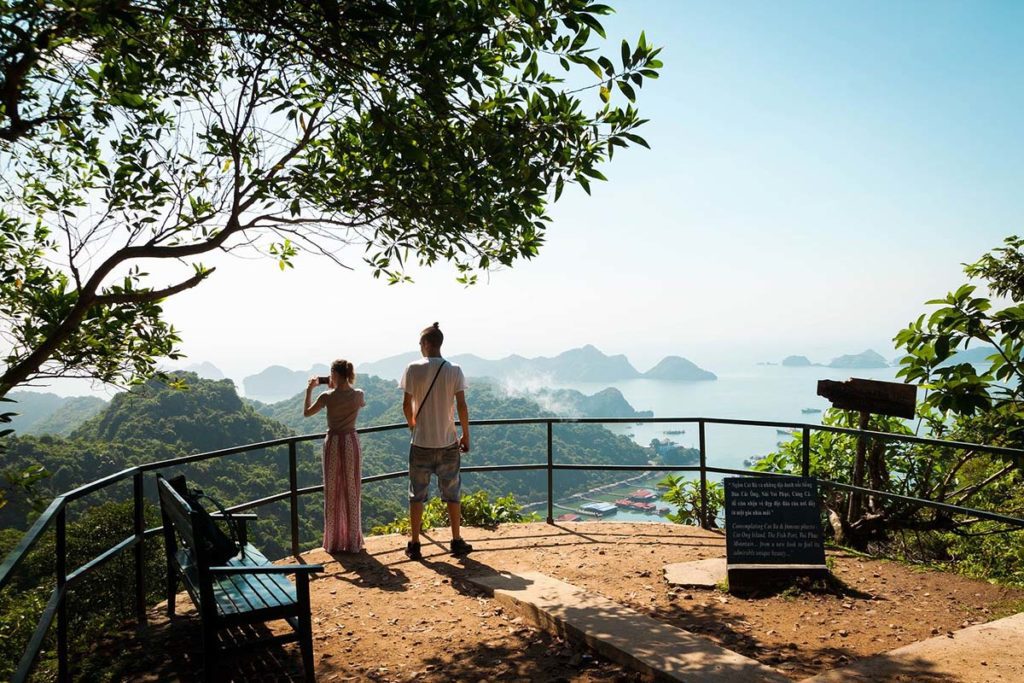 Vue sur la Baie de Lan Ha depuis le Fort Cannon, Ile de Cat Ba