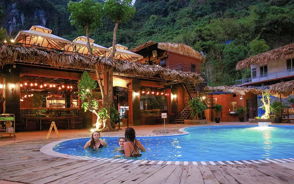 Oasis Bungalow sur l'ile de Cat Ba, Vietnam