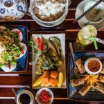 Repas végétarien Vietnam