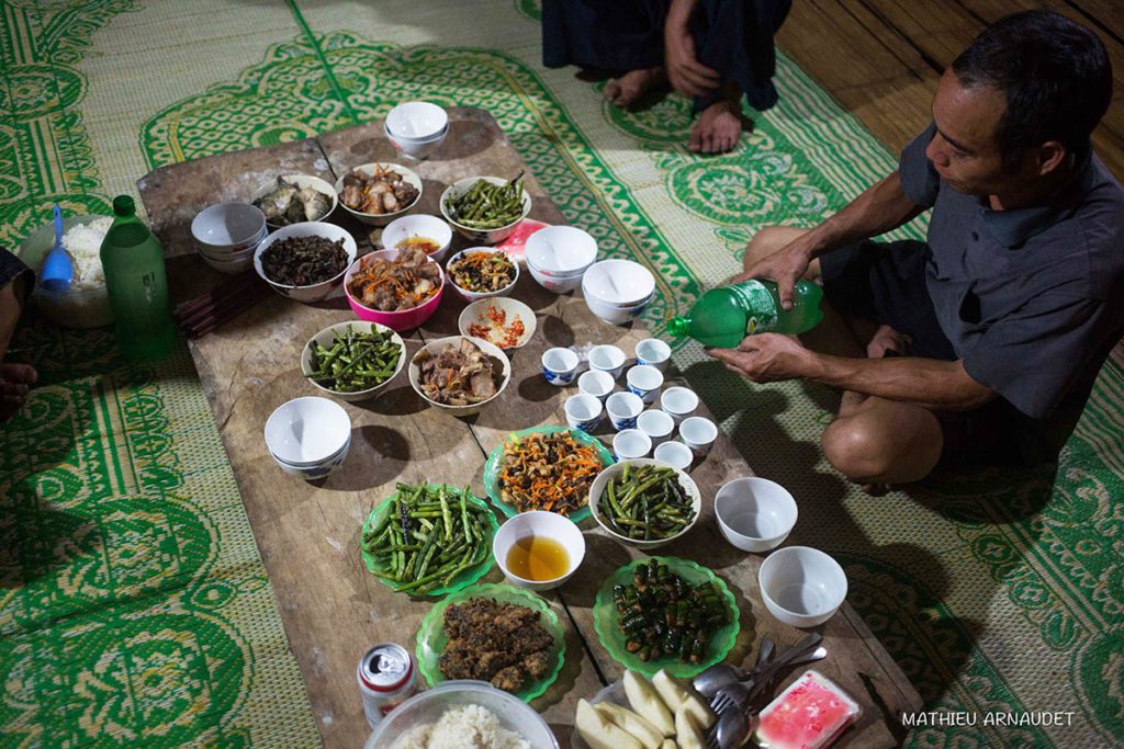 Repas chez l'habitant à Hoang Su Phi