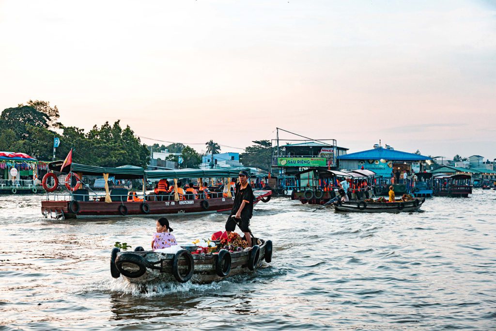 Marché flottant de Cai Rang, Can Tho