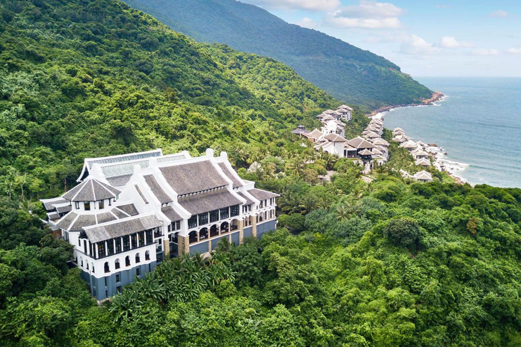 Vue aérienne de InterContinental Danang Sun Peninsula Resort