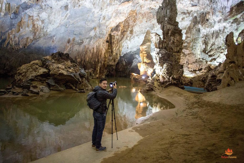 Photographier la grotte Phong Nha