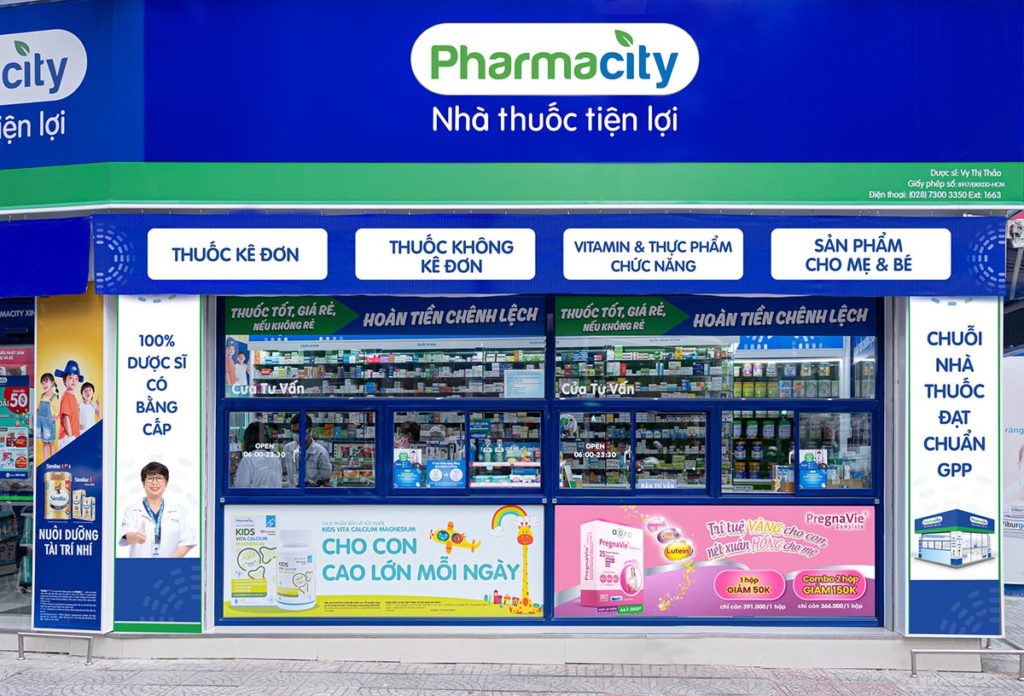 Pharmacity, nouvelle chaine de pharmacies en ville