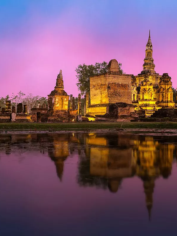 Les ruines d'Ayutthaya, Thailande