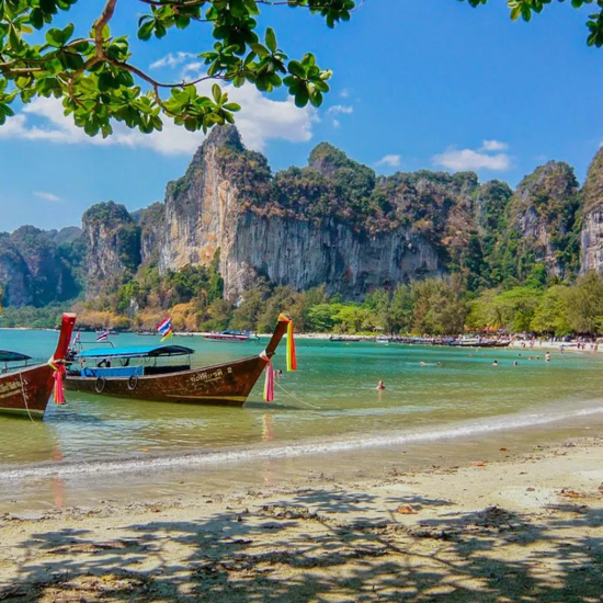 Paysage idyllique de Thailande