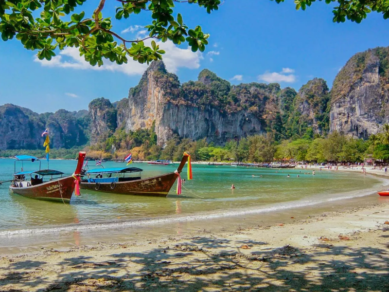 Paysage idyllique de Thailande