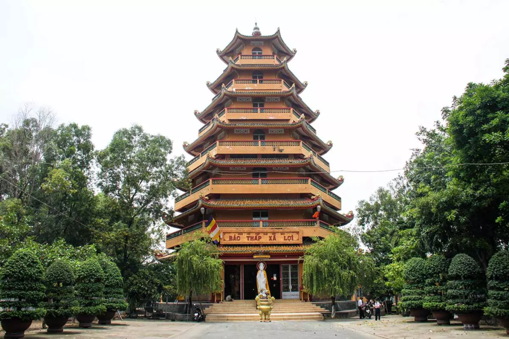 Stupa de la pagode Giac Lam, Ho Chi Minh Ville