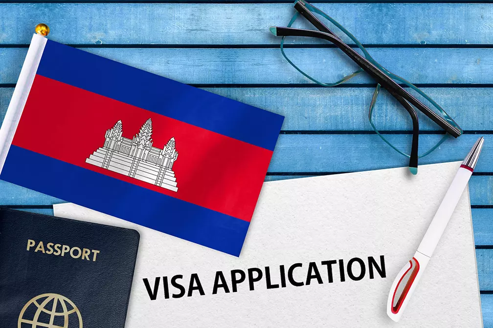 Visa application Cambodge, illustration