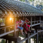 Le pont couvert de Thanh Toan près de Hue