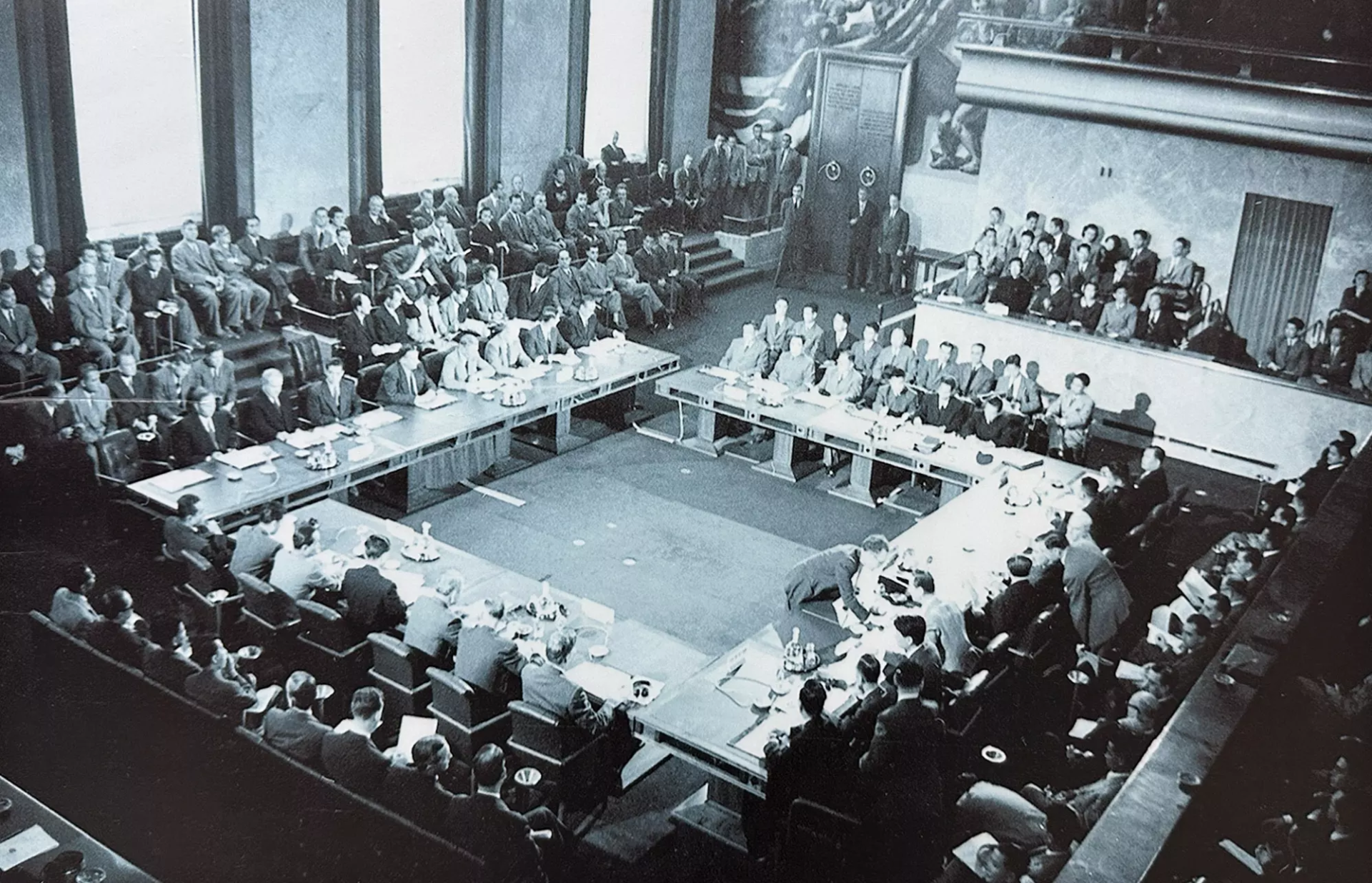 Discussion in Geneva, 1954