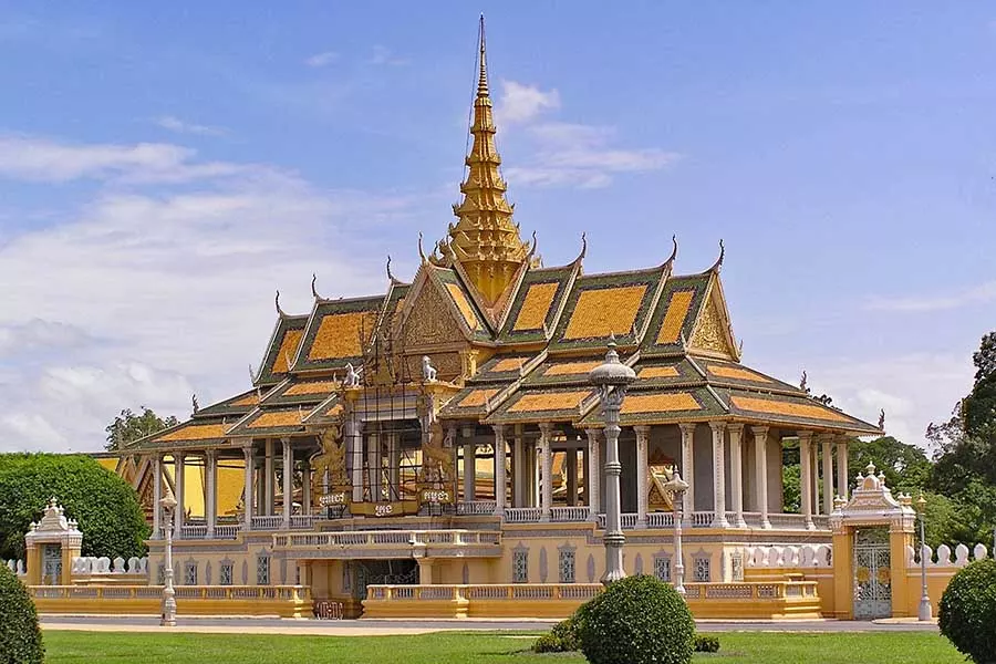 View of the Royal Palace in Phnom Penh