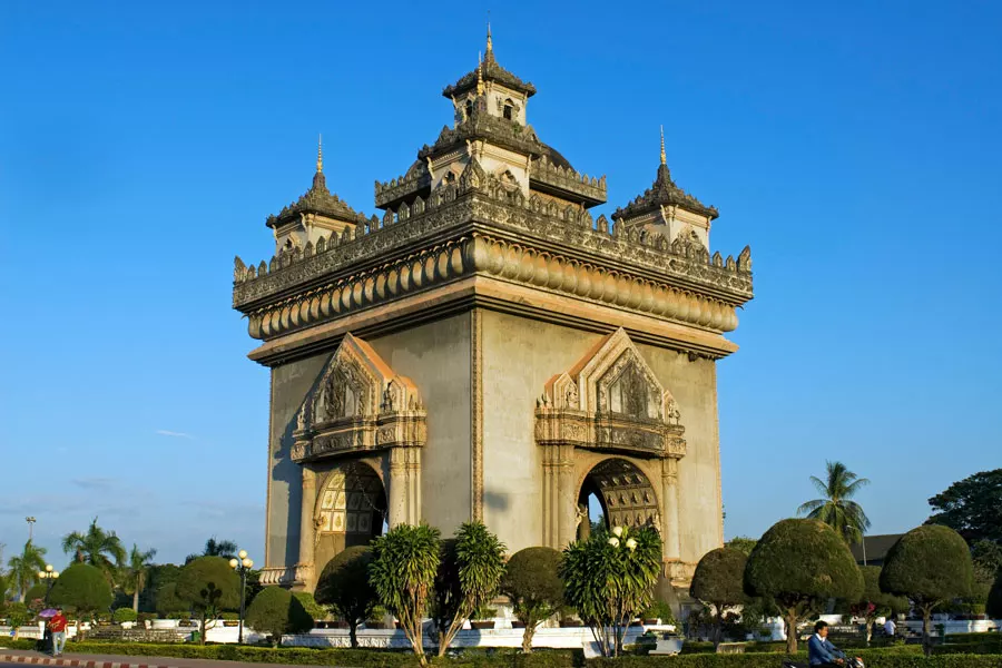 Le Patuxai, l'emblème de Vientiane