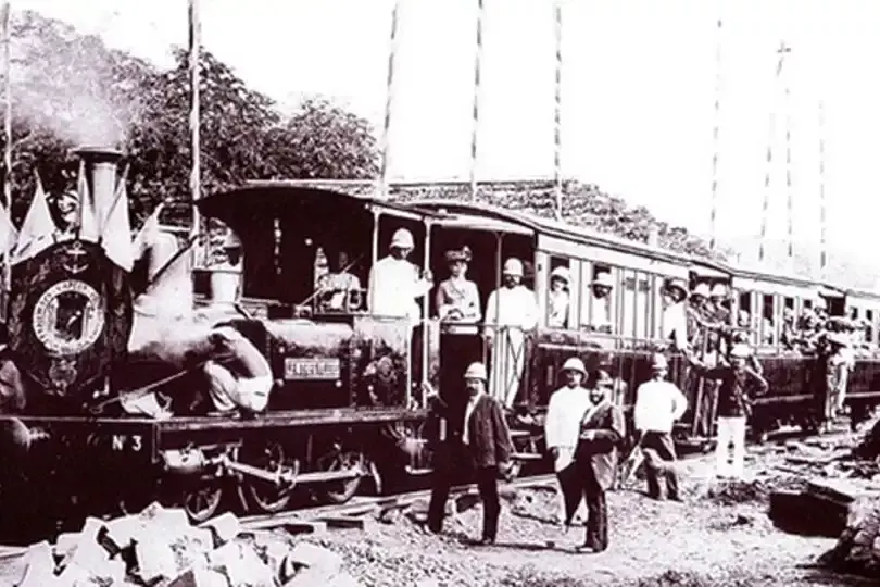 1er train Vietnam en 1881